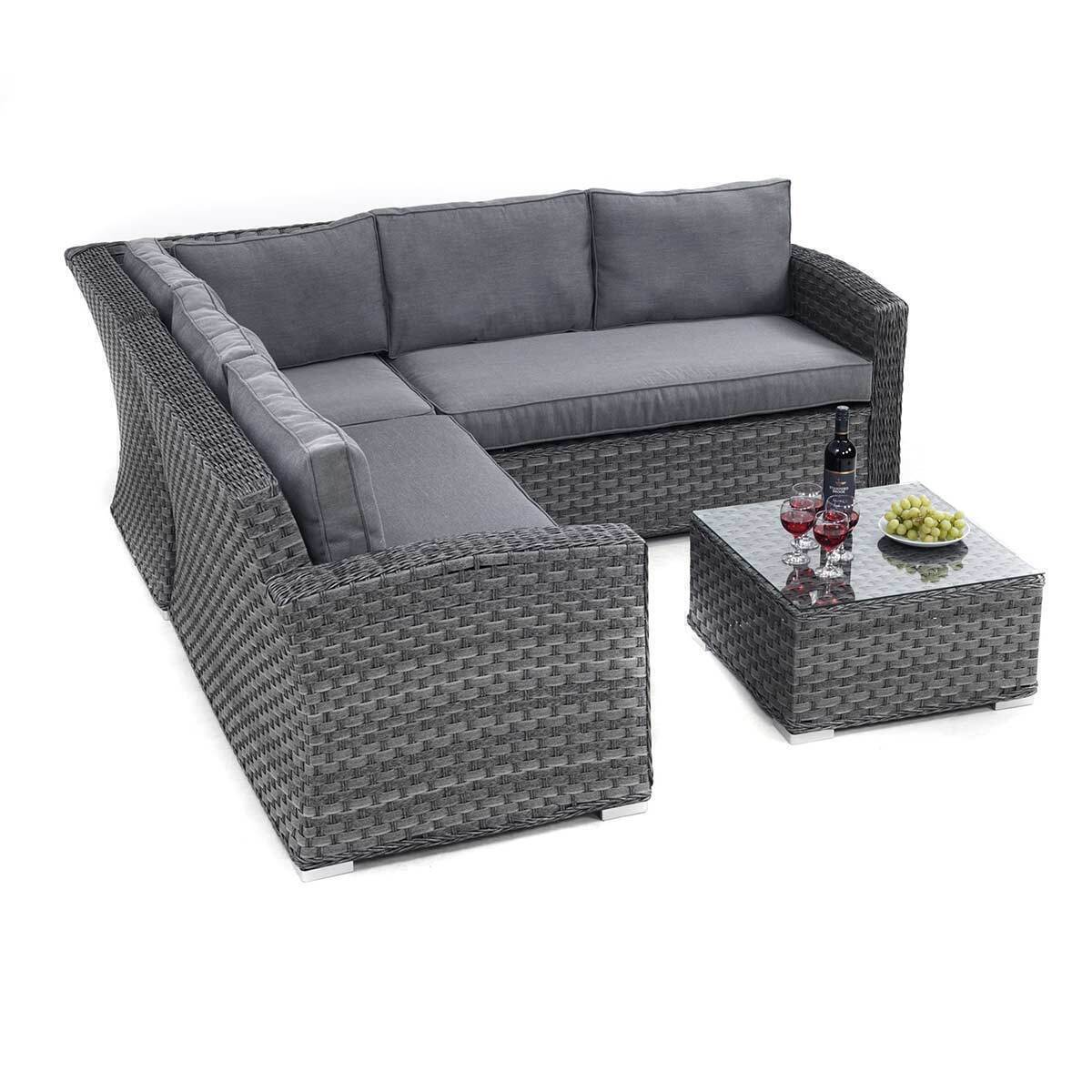 Homeflair – Victoria Small Rattan Corner Group