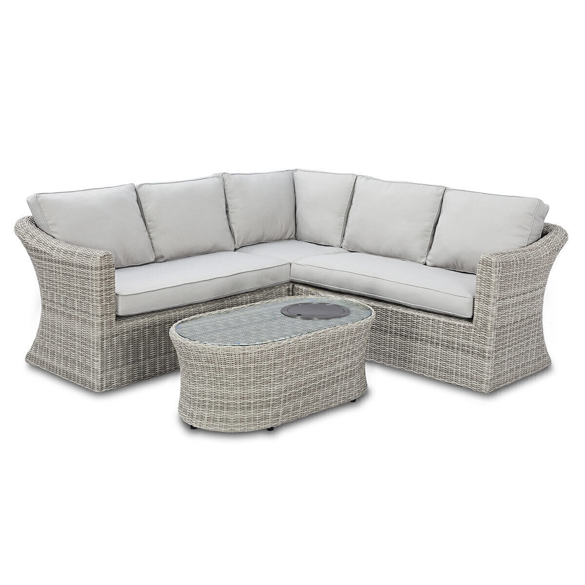 Homeflair - Oxford Small Rattan Corner Group
