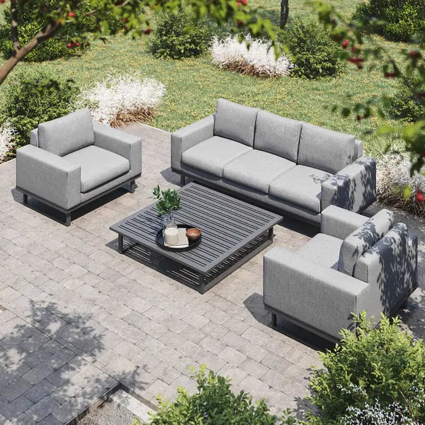 Outdoor Fabric Ethos Corner Group - Flanelle