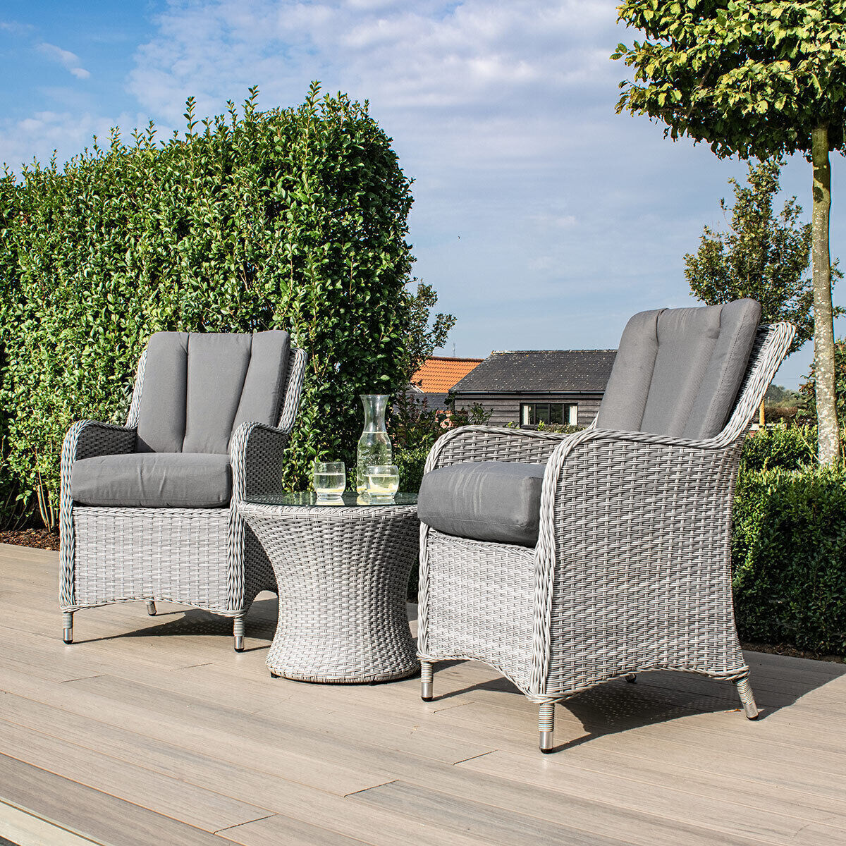 Homeflair - Ascot Rattan Bistro Set