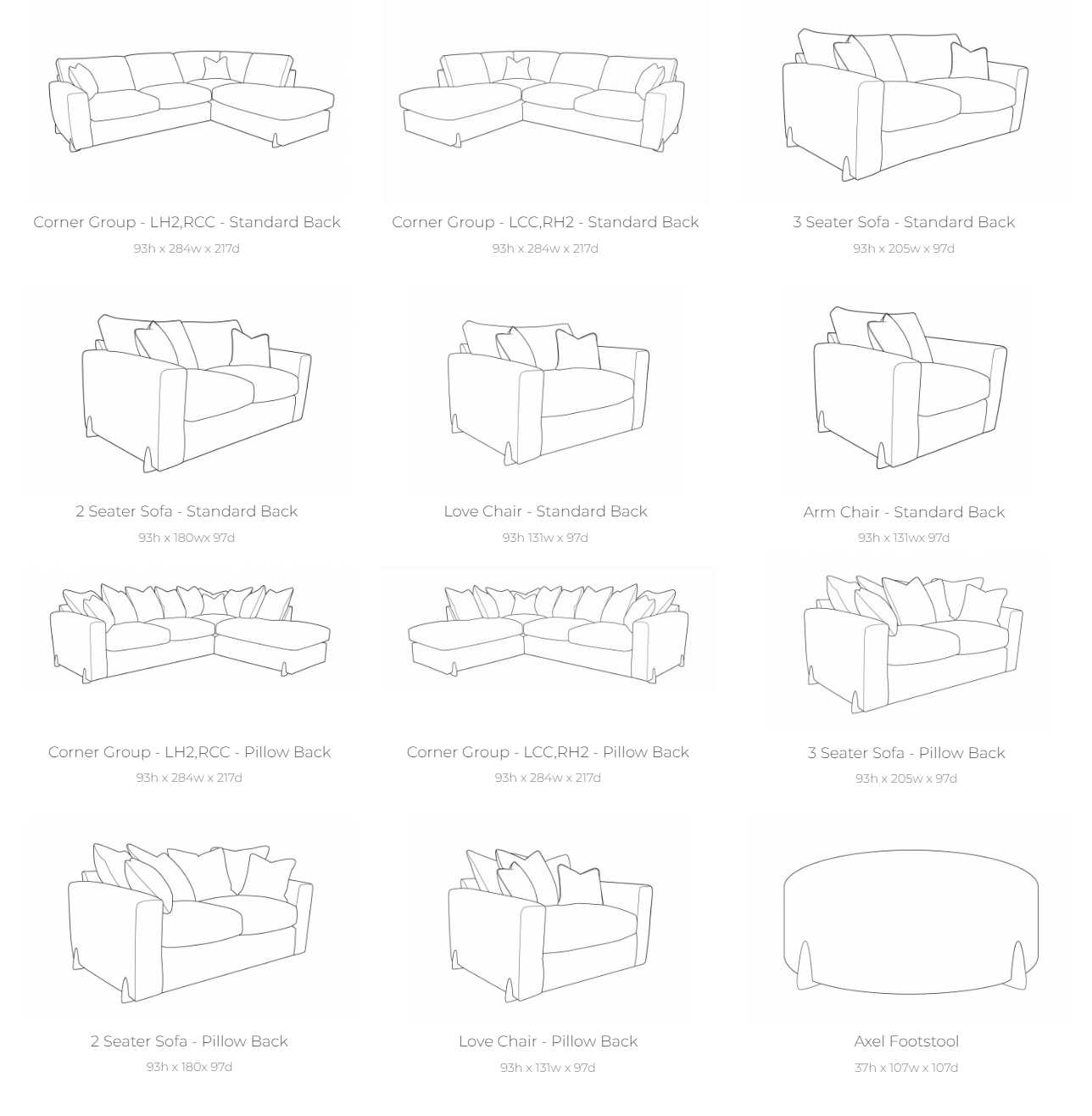 Abel Fabric Sofa Collection | Buoyant Upholstery