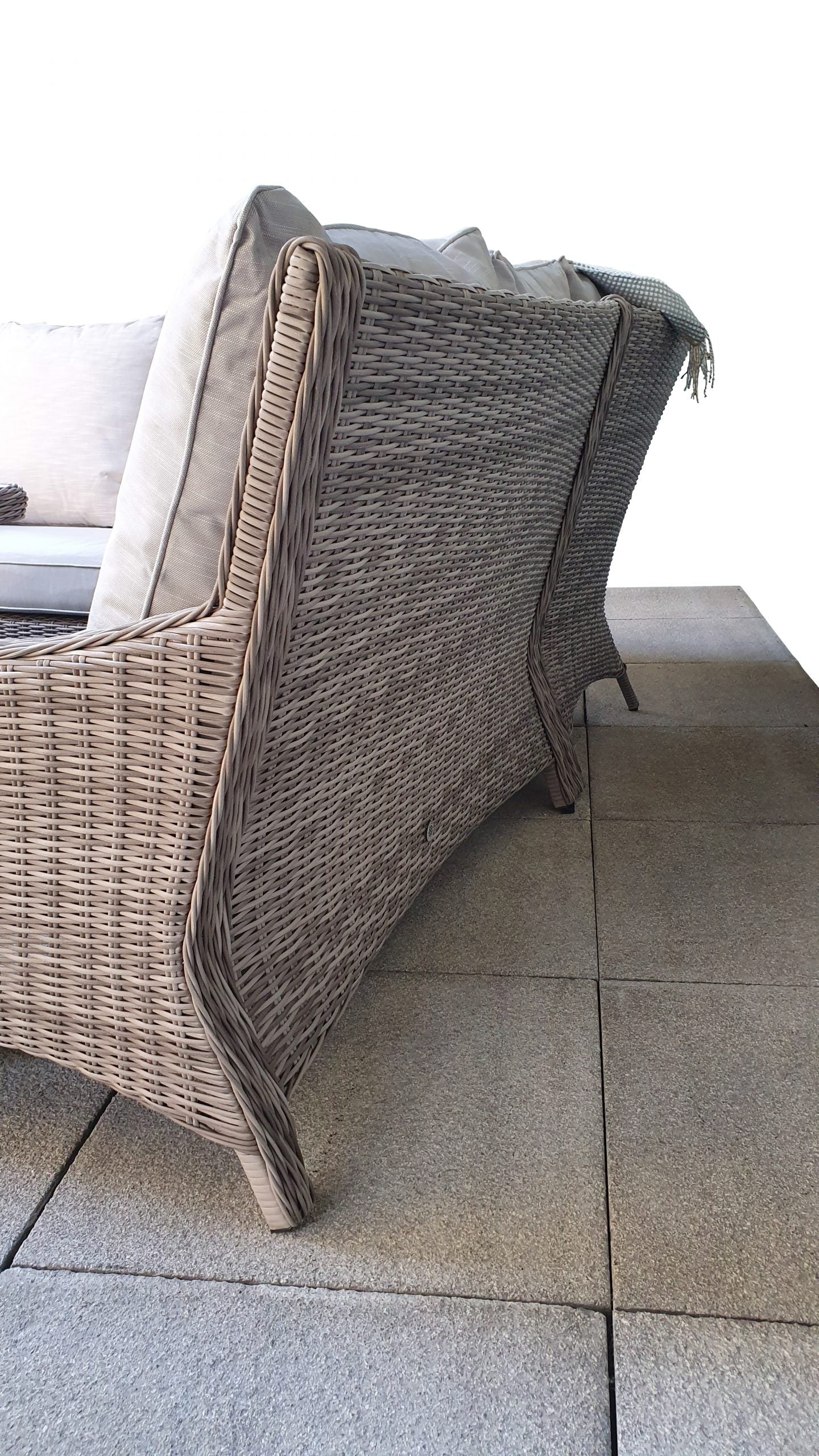 Rattan Corner Dining Sofa with Lift Table | Alexandra | Alex0315