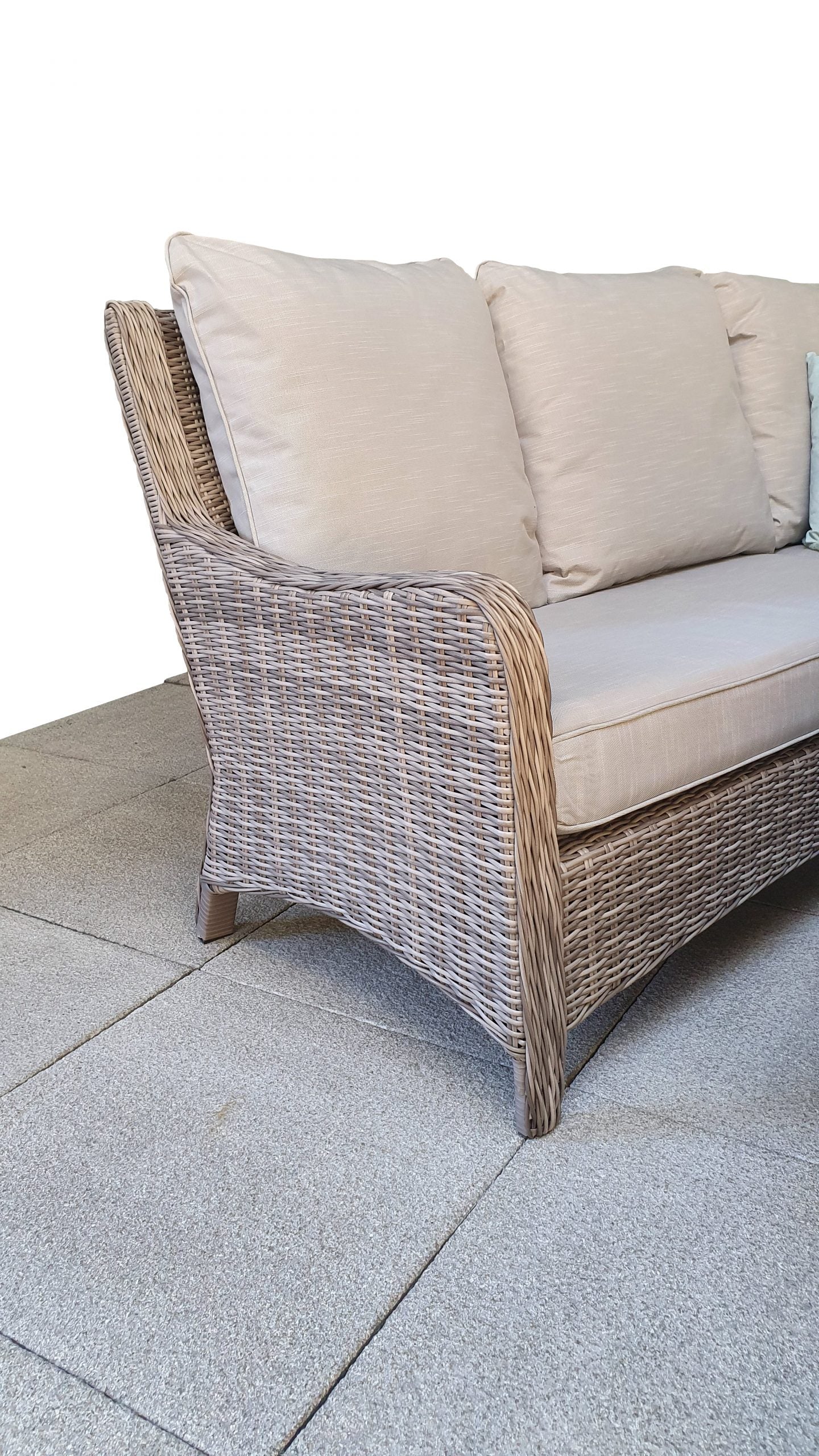 Rattan Corner Dining Sofa with Lift Table | Alexandra | Alex0315