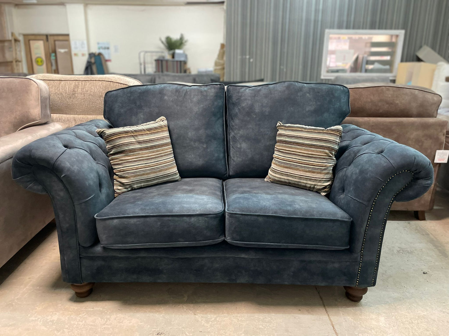 Modular Bespoke Buckingham Fabric Sofa Collection | Red Rose