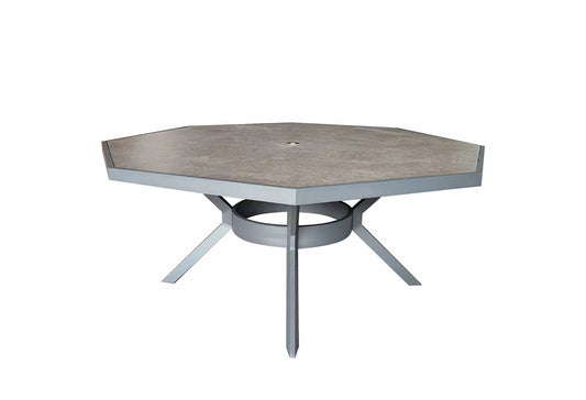 Bettina 8 Seater Octagon Table with Ceramic Glass | Bett0444