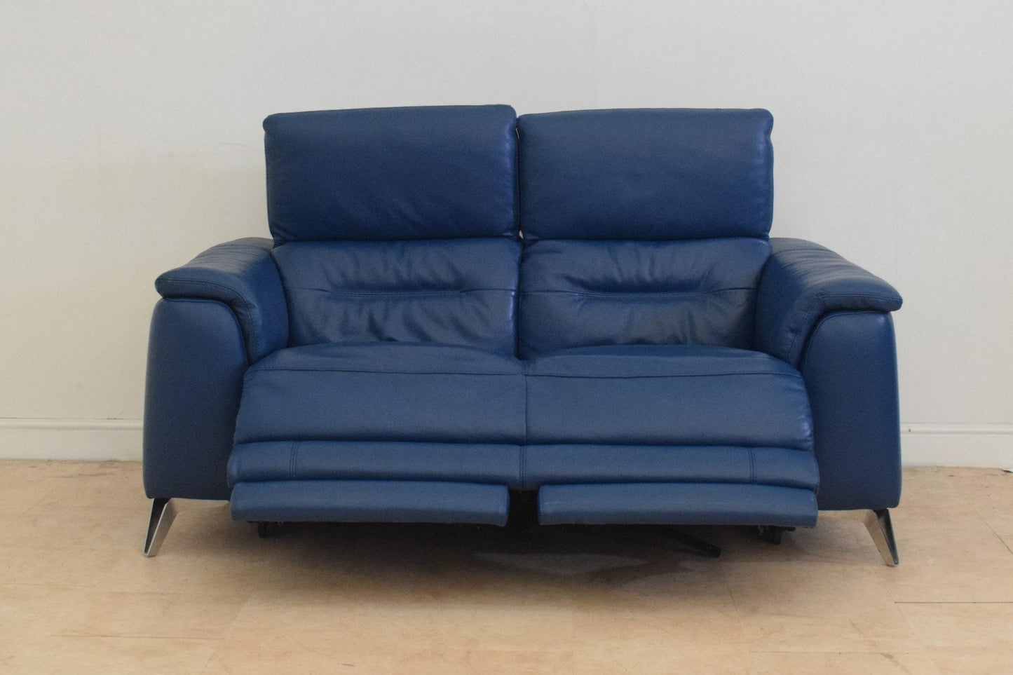 Cobalt Ex-Display Leather 2 Seater Recliner Sofa | EX057
