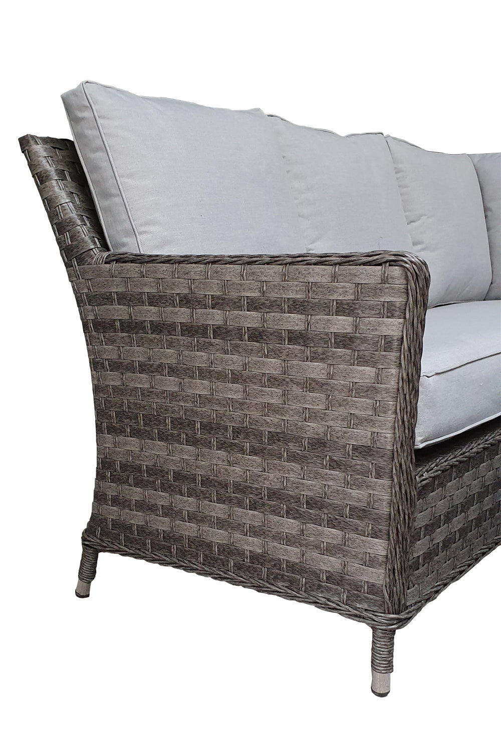 Rattan Corner Dining sofa with Lift Table and Ice Bucket | Edwina | Edwi0316