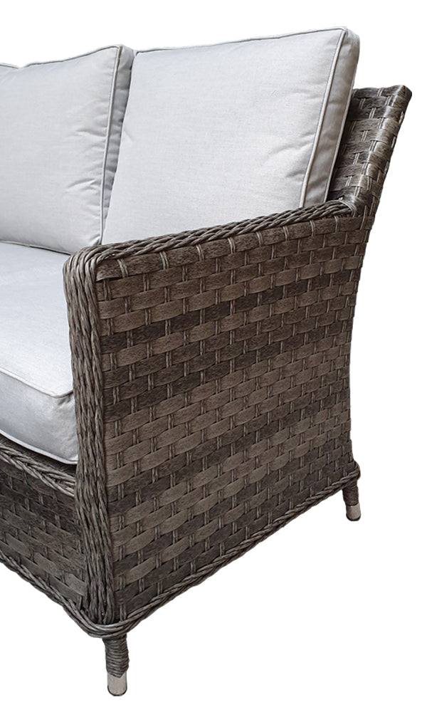 Rattan Corner Dining sofa with Lift Table and Ice Bucket | Edwina | Edwi0316