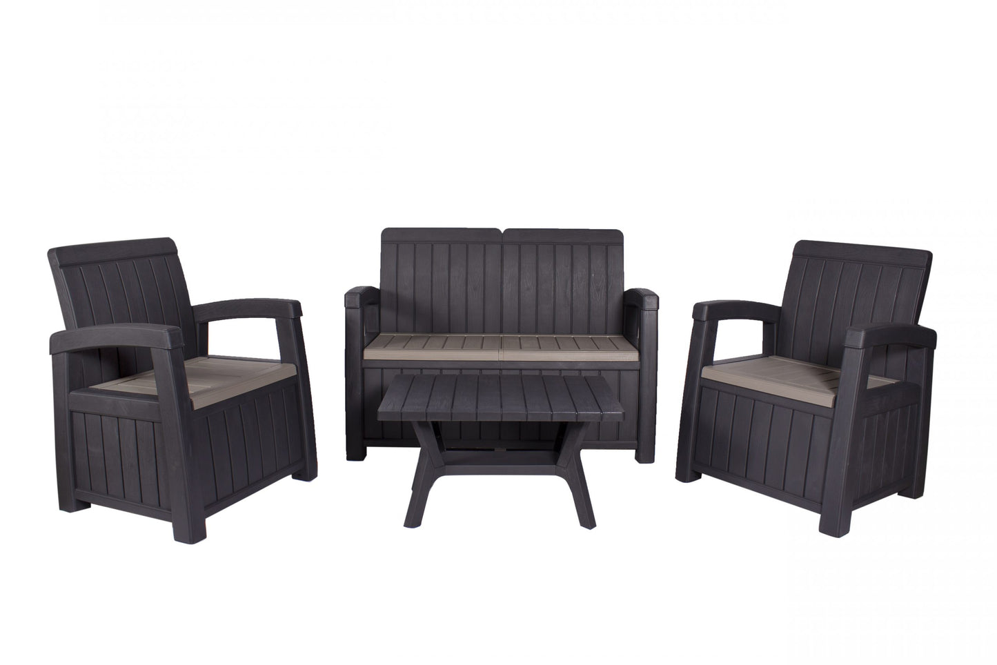 Rattan Storage 2 seater Sofa Set | AMIR | Faro 04