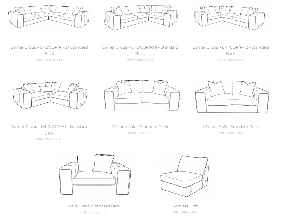 Hadley Fabric Sofa Collection | Buoyant Upholstery