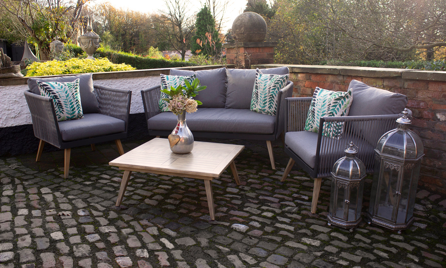 Rattan Milan Four Seater Sofa Lounging Set | AMIR | MIL2SOF-WS