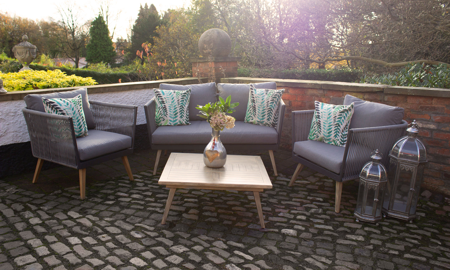 Rattan Milan Four Seater Sofa Lounging Set | AMIR | MIL2SOF-WS