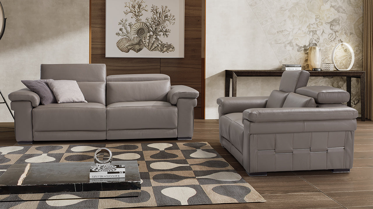 Modular Elettra Leather Sofa Collection | Newtrend Concepts Italia