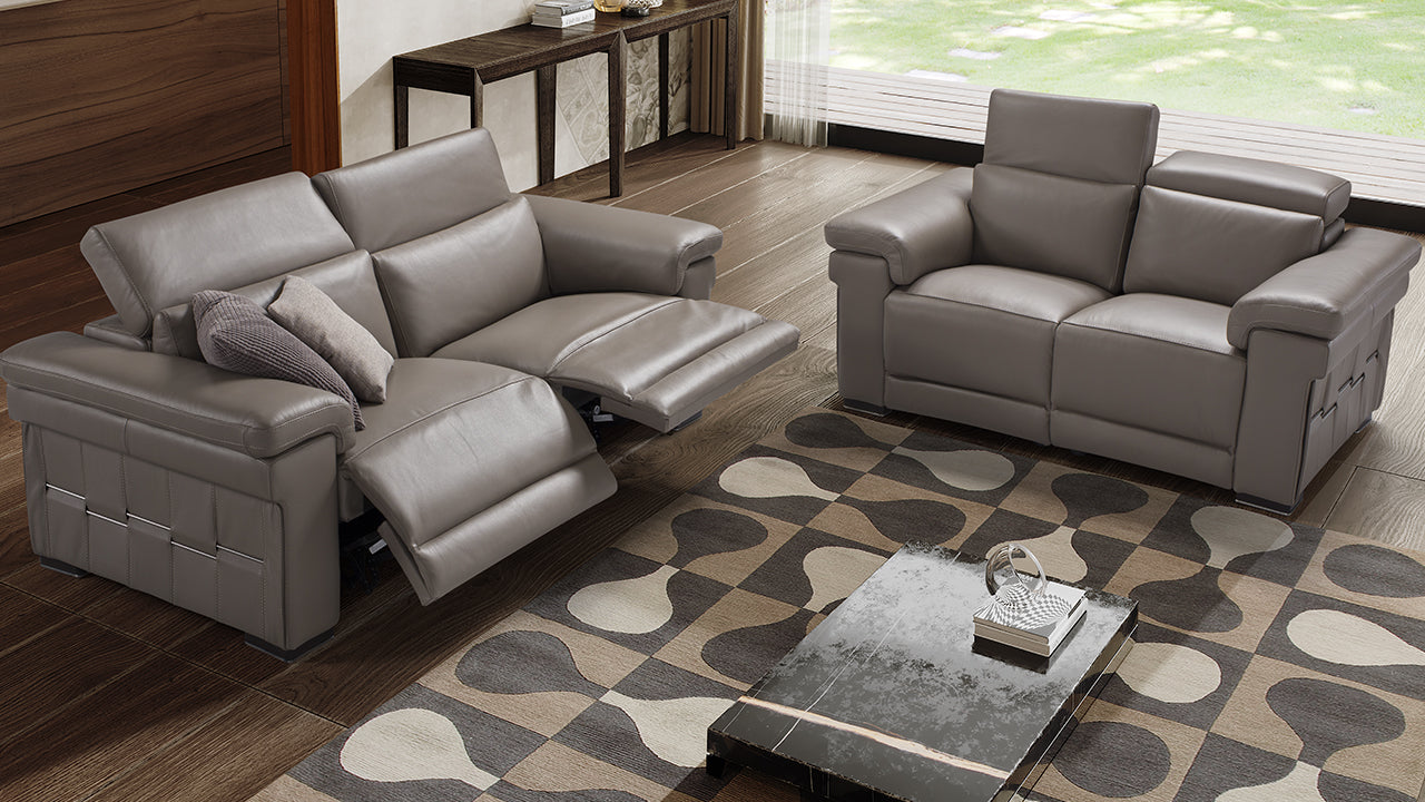 Modular Elettra Leather Sofa Collection | Newtrend Concepts Italia