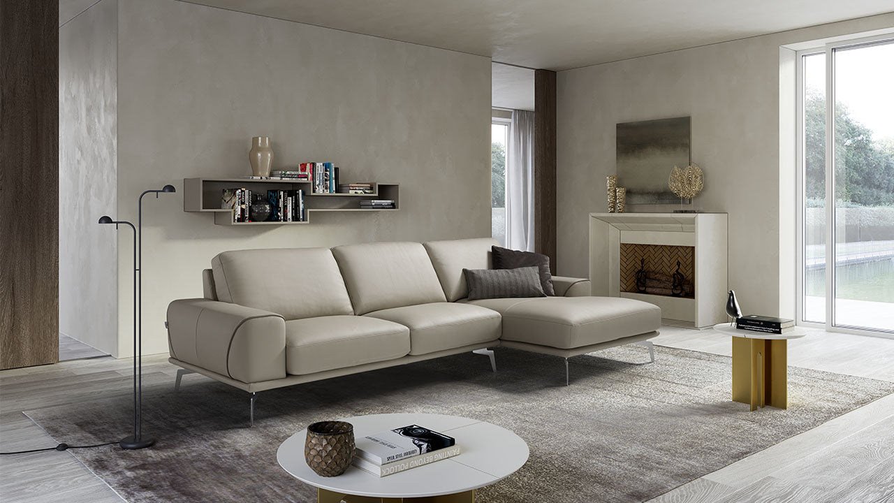 Kaylee Leather Sofa Collection | Newtrend Concepts Italia