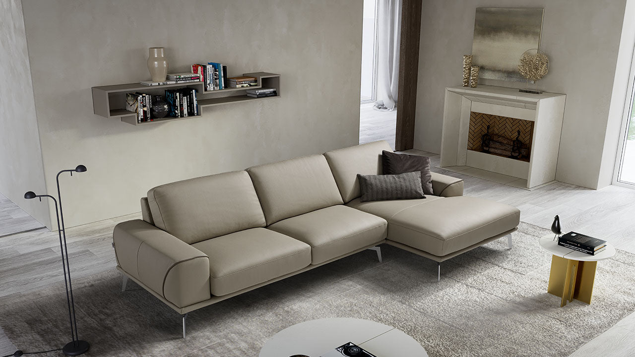 Kaylee Leather Sofa Collection | Newtrend Concepts Italia