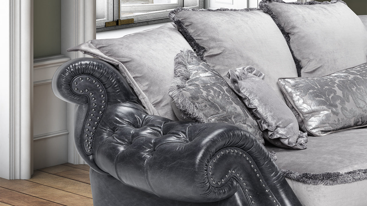 Kiara Leather Sofa Collection | Newtrend Concepts Italia