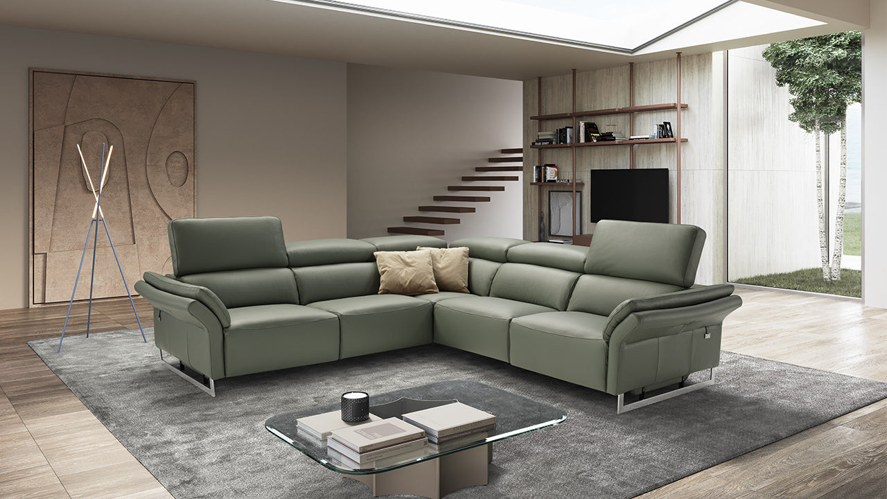 Modular Mottetto Leather Sofa Collection | Newtrend Concepts Italia