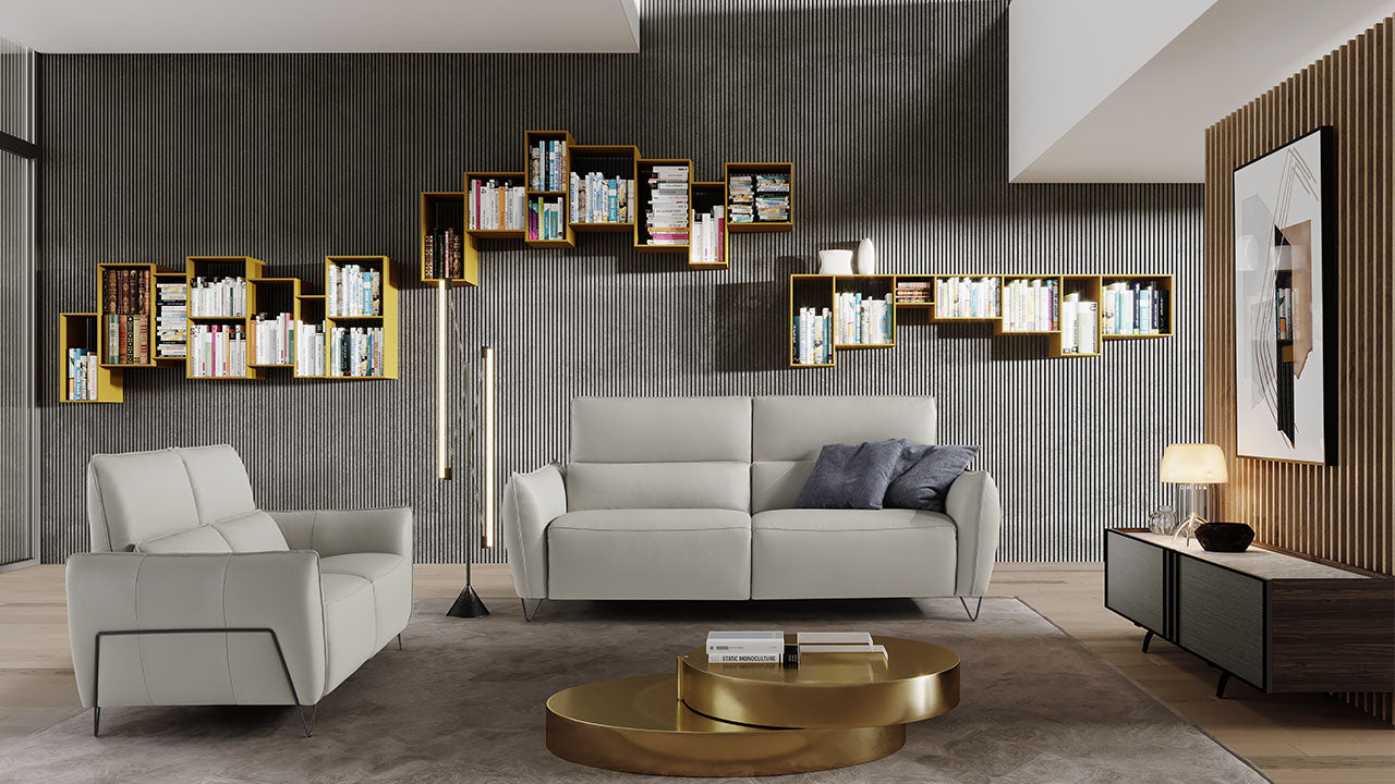Nashira Leather Sofa Collection | Newtrend Concepts Italia