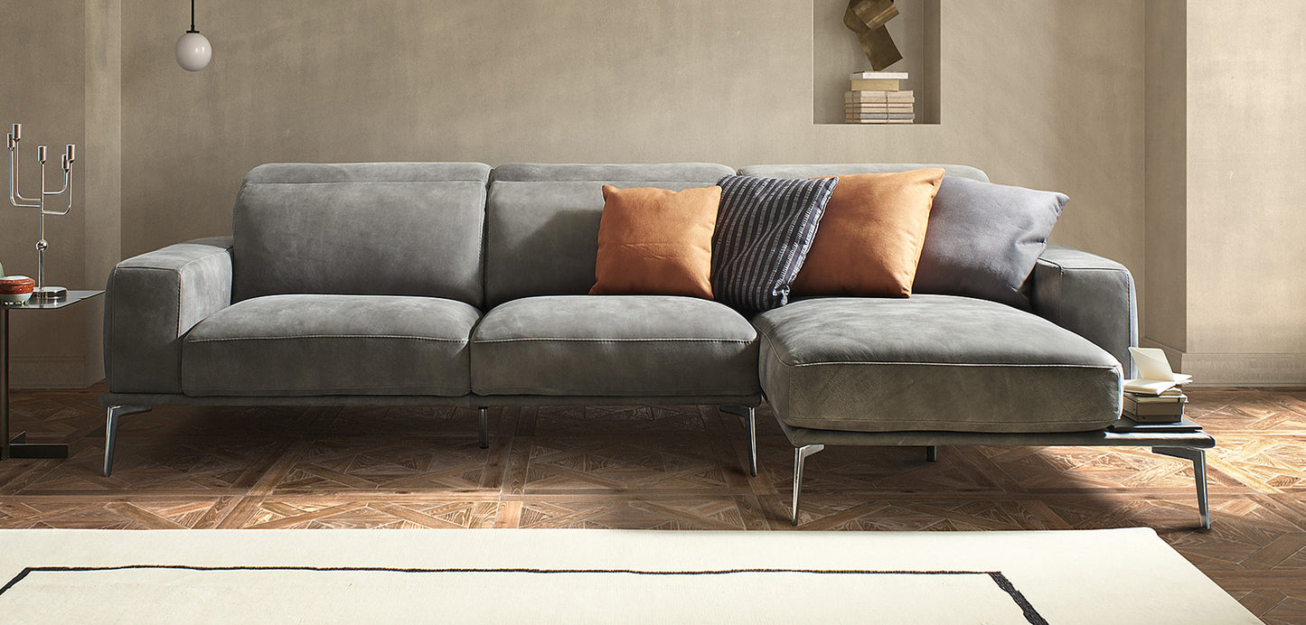 Modular Villeneuve Leather Sofa Collection | Newtrend Concepts Italia