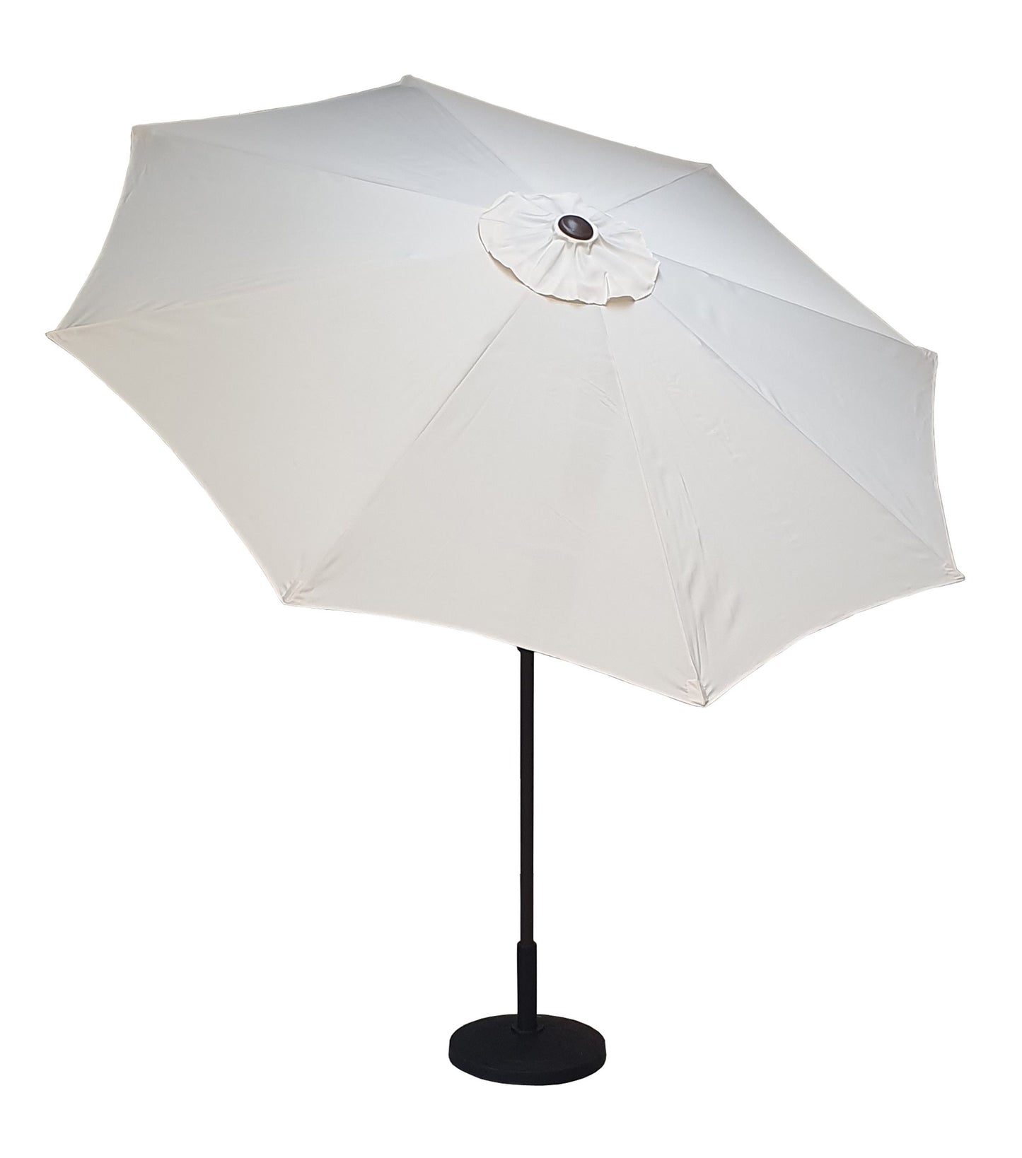 Rattan 2.5m Table Parasol in Beige with Tilt | Para0076