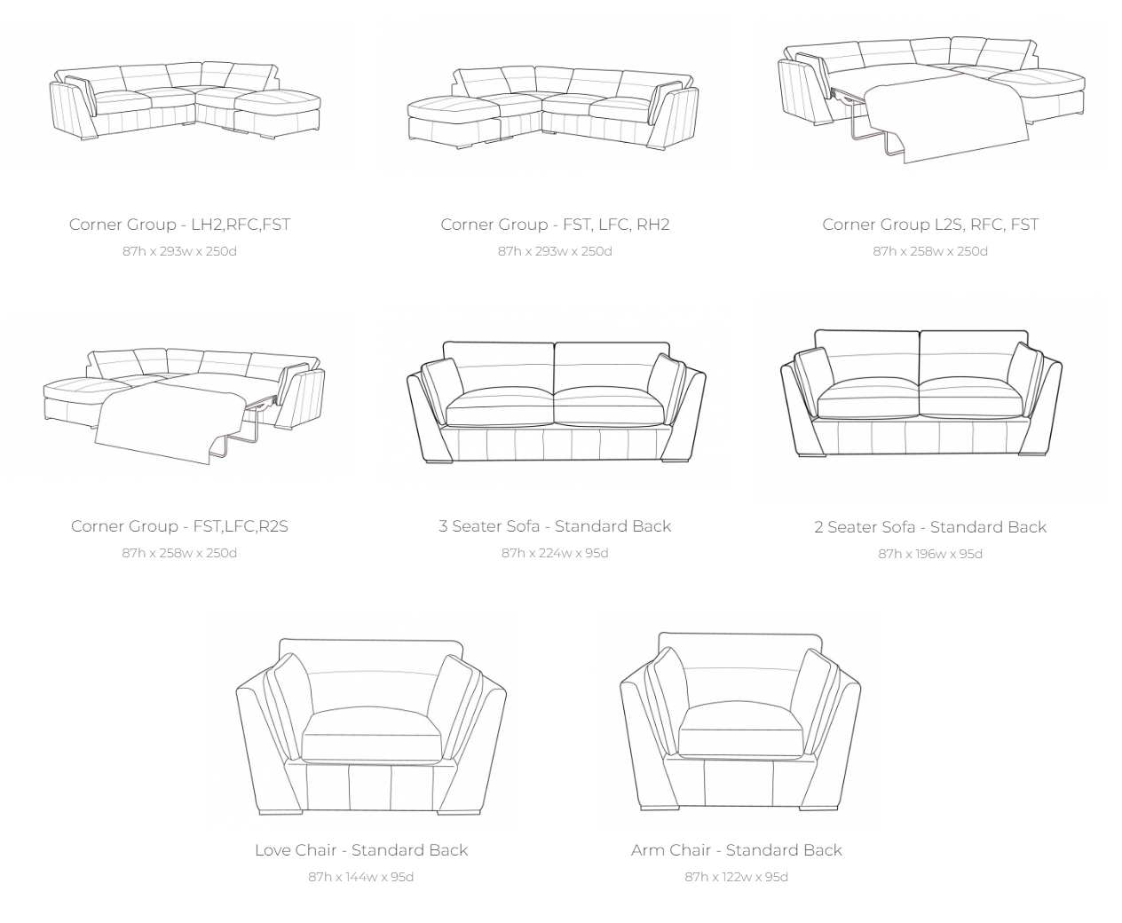 Phoenix Leather Sofa Collection | Buoyant Upholstery