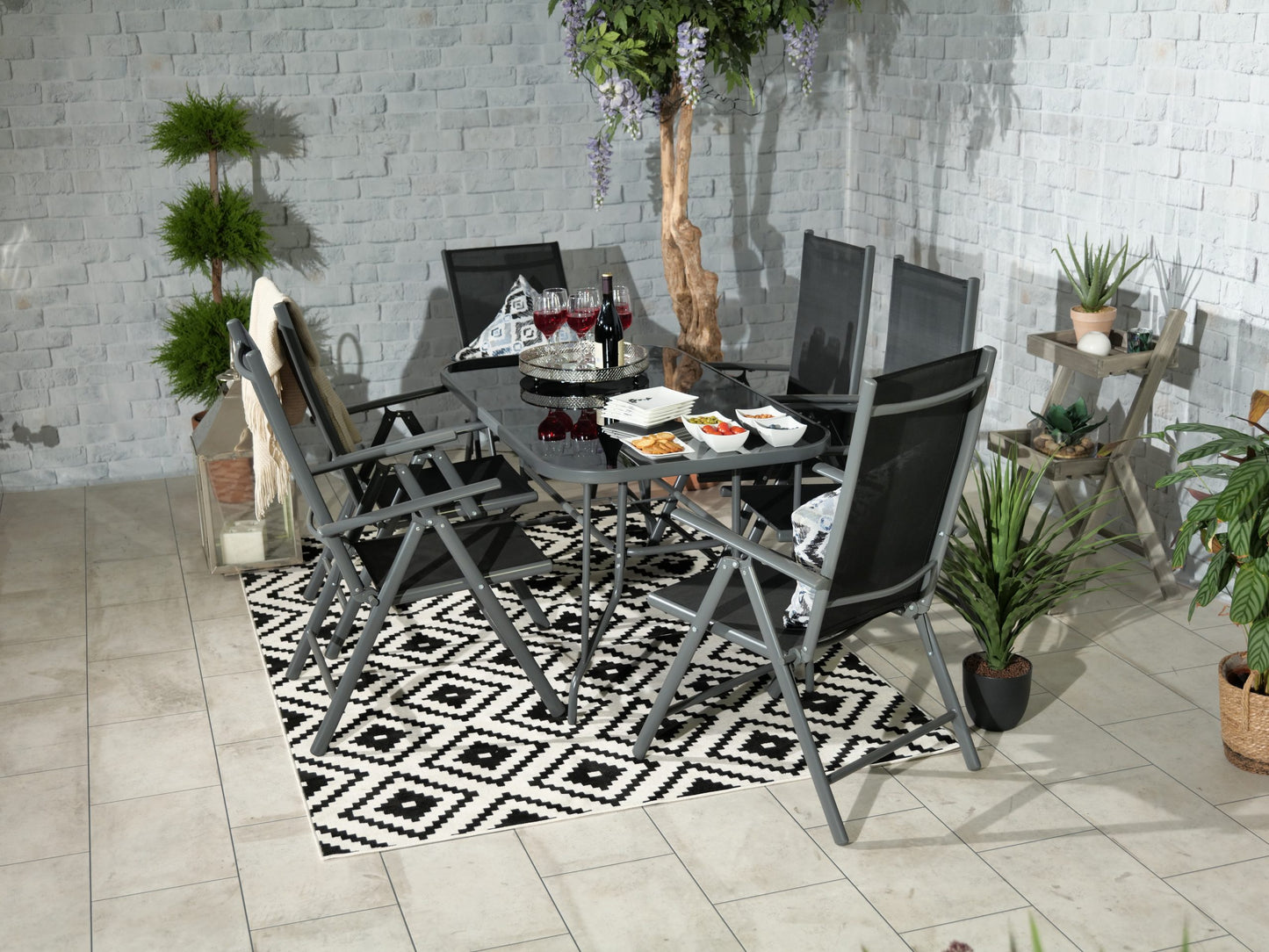 Rio 6 Seater Recliner Dining Set | AMIR | RIO-03