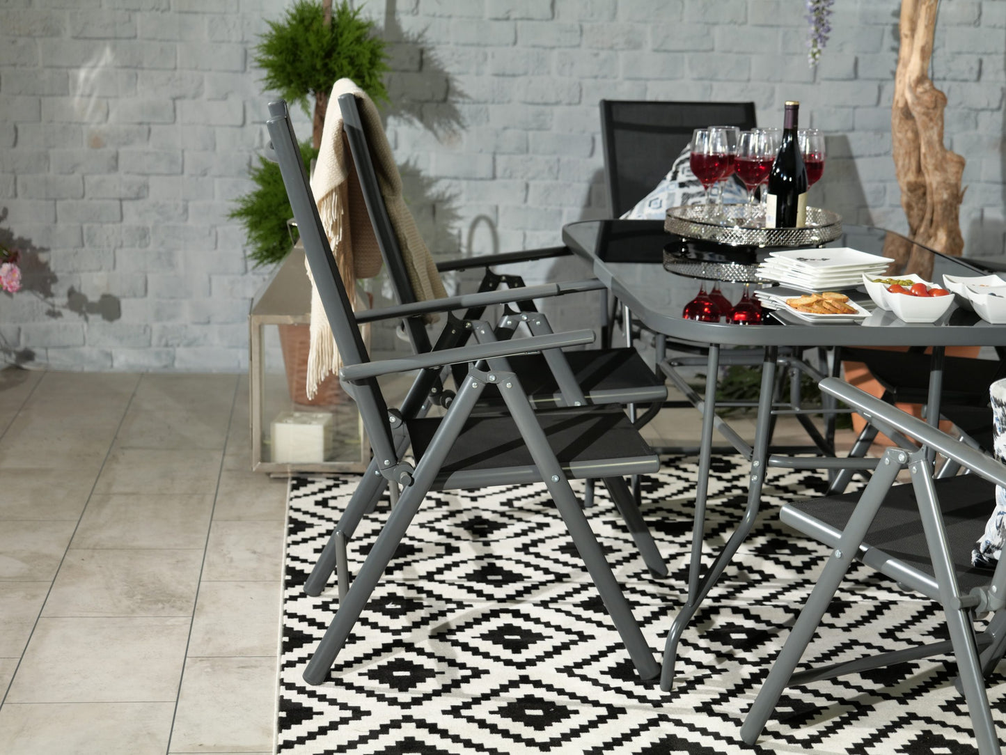 Rio 6 Seater Recliner Dining Set | AMIR | RIO-03