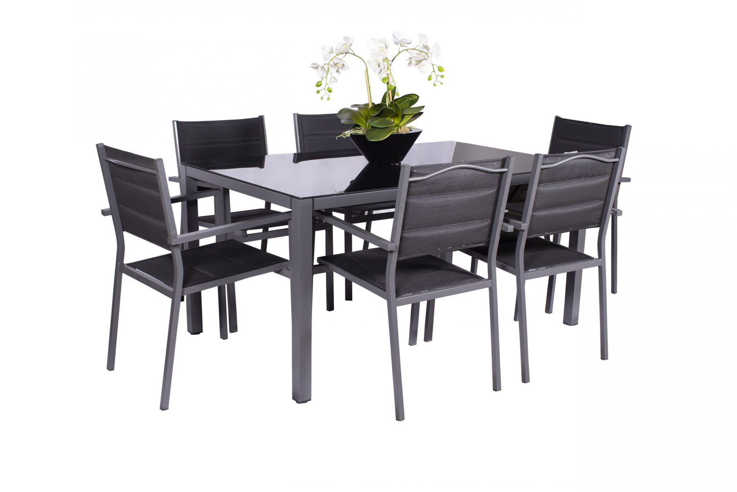 Sorrento 6 Seater Set Including Parasol | AMIR | SOR-02