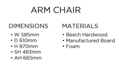 Swanley Fabric Chair Collection | Shackletons
