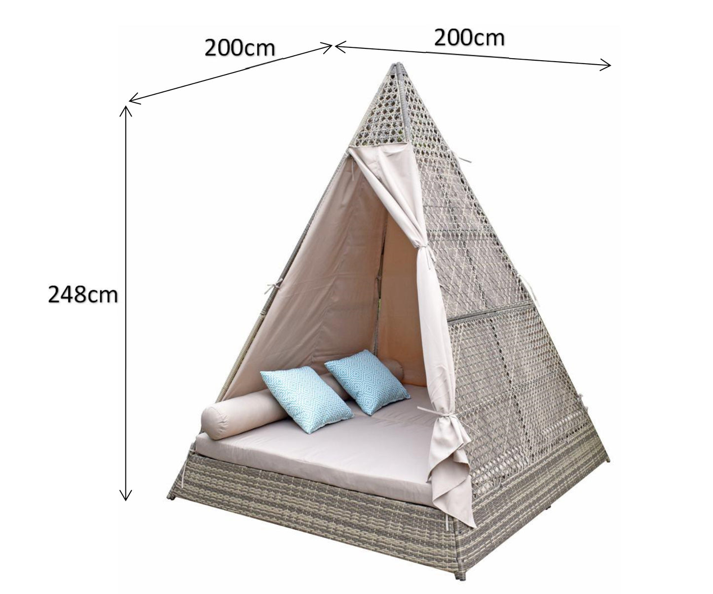 Rattan Garden House Teepee | Teep0400