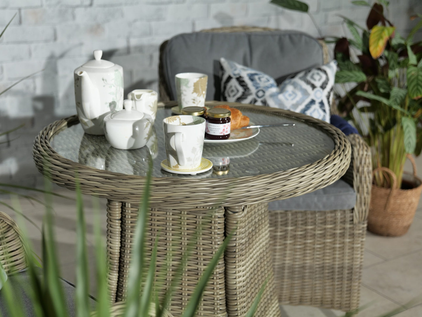 Rattan Wentworth 2 Seater Imperial bistro set | AMIR | WEN70IMP-WS