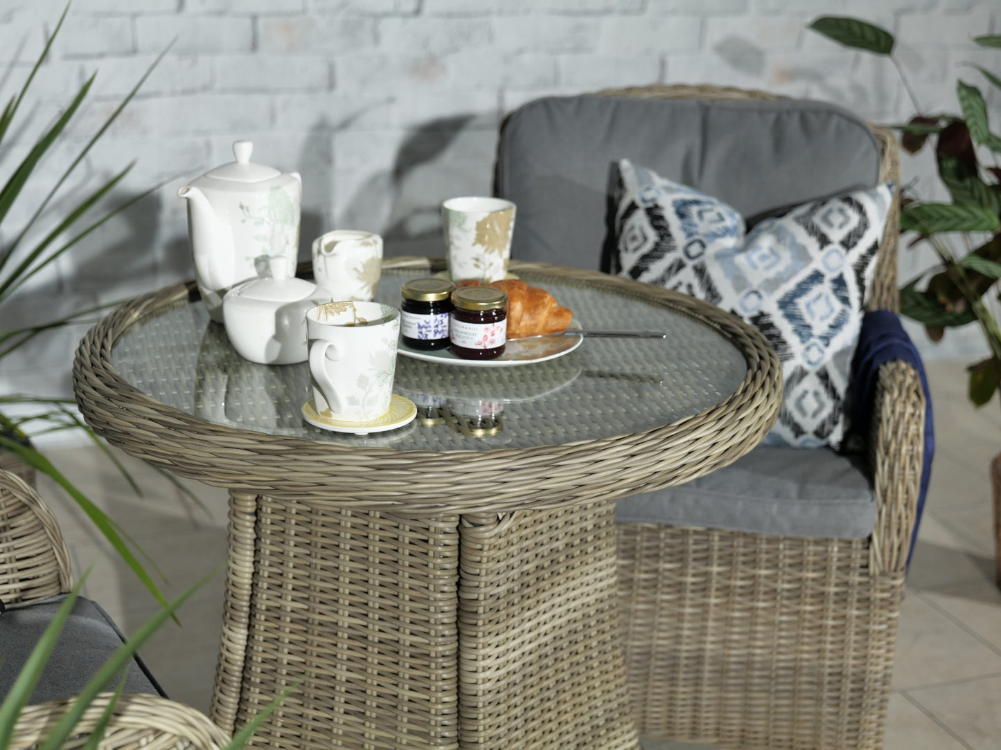 Rattan Wentworth 2 Seater Imperial bistro set | AMIR | WEN70IMP-WS