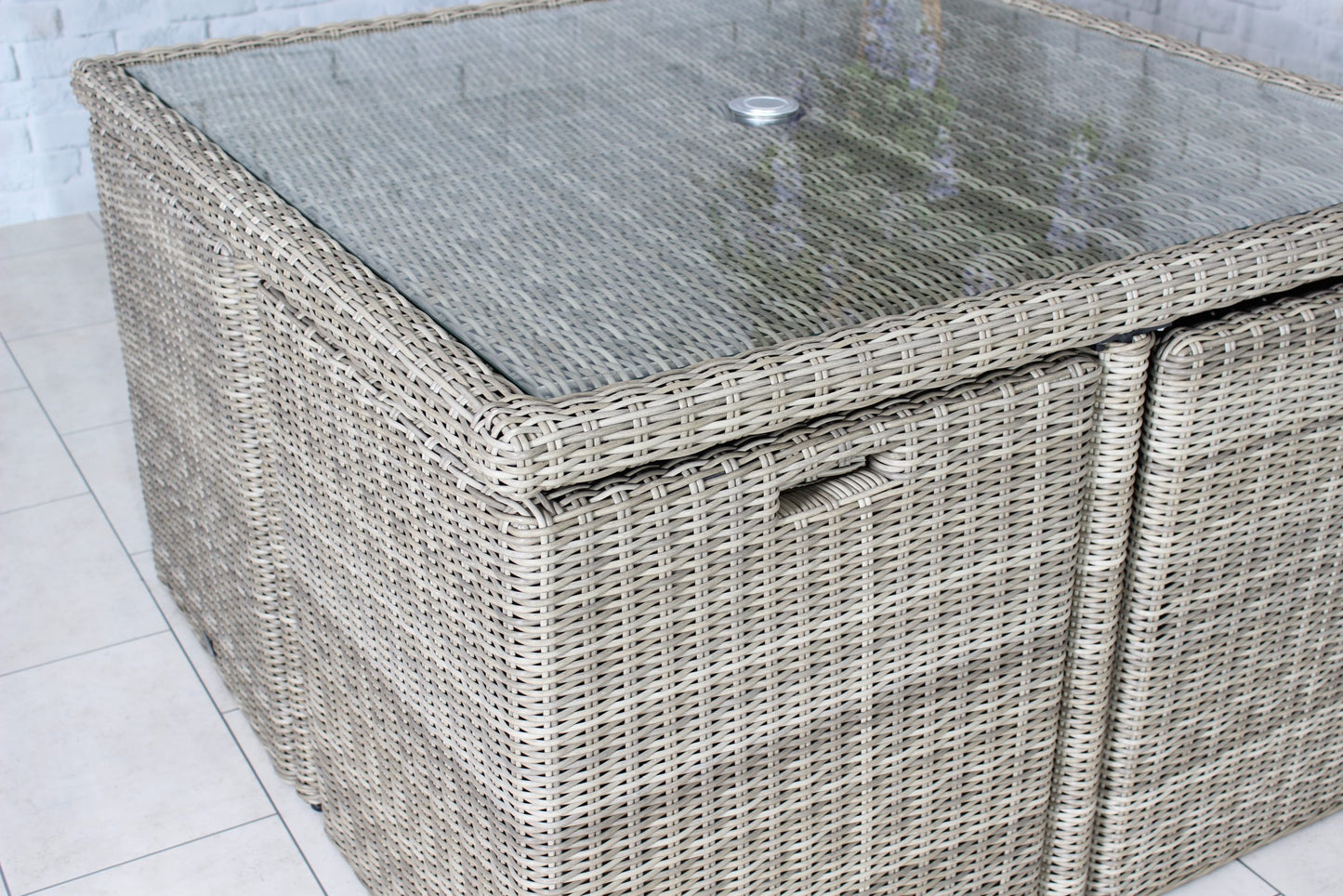 Rattan Wentworth 8 Seater Cube Set | AMIR | WEN8CUB-WS
