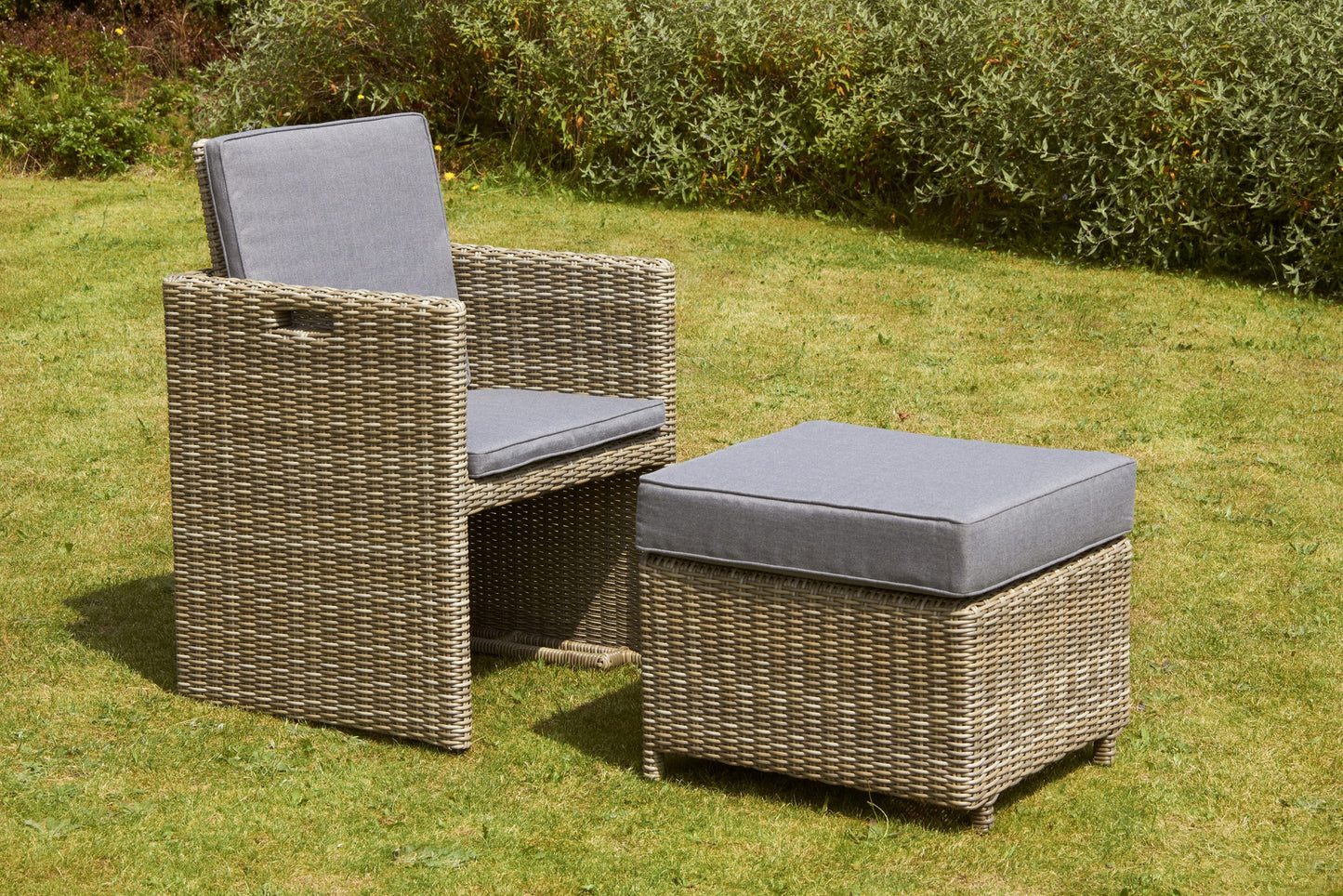 Rattan Wentworth 8 Seater Cube Set | AMIR | WEN8CUB-WS