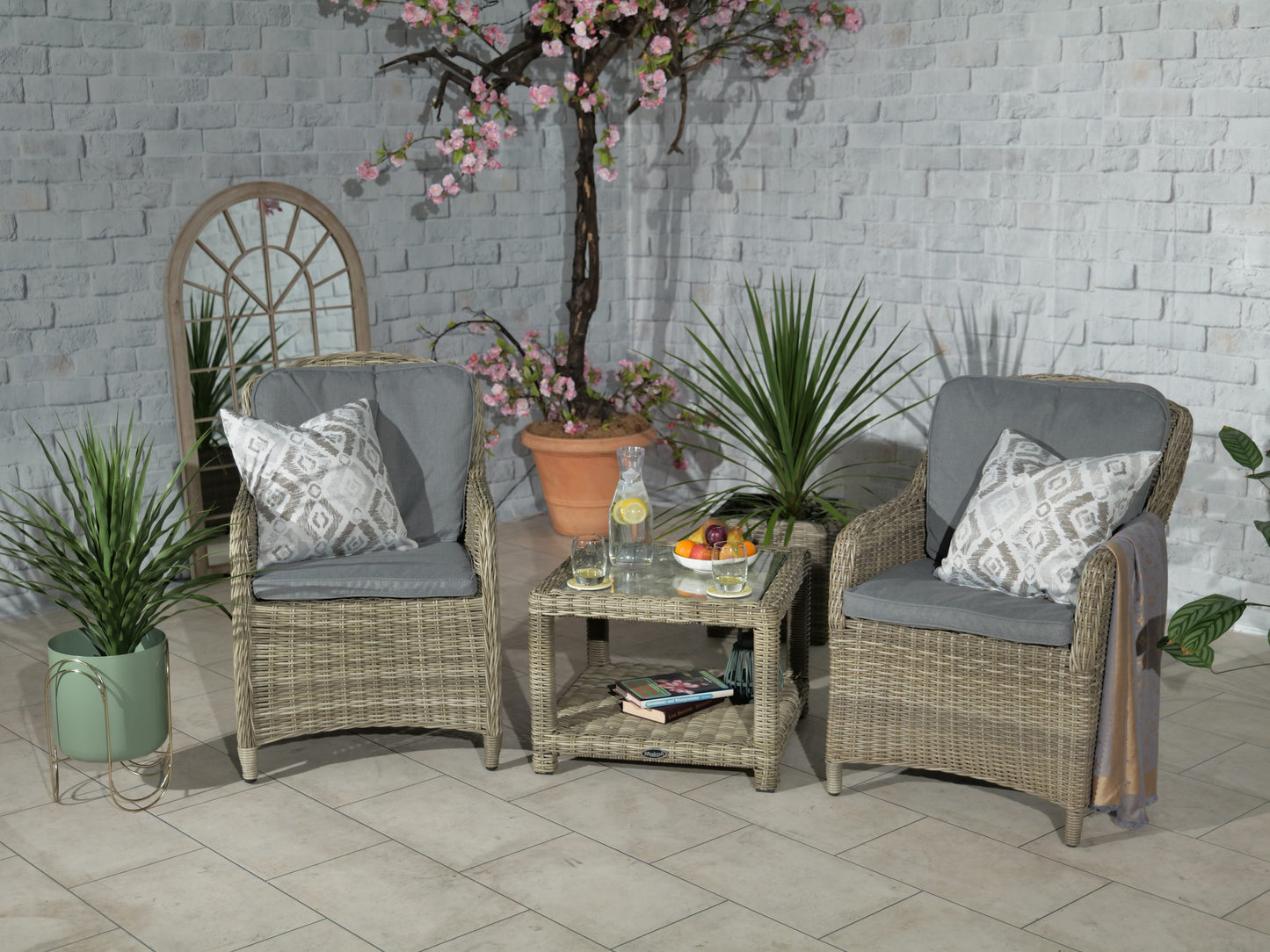 Rattan Wentworth Imperial Companion Set | AMIR | WENCOMP-WS