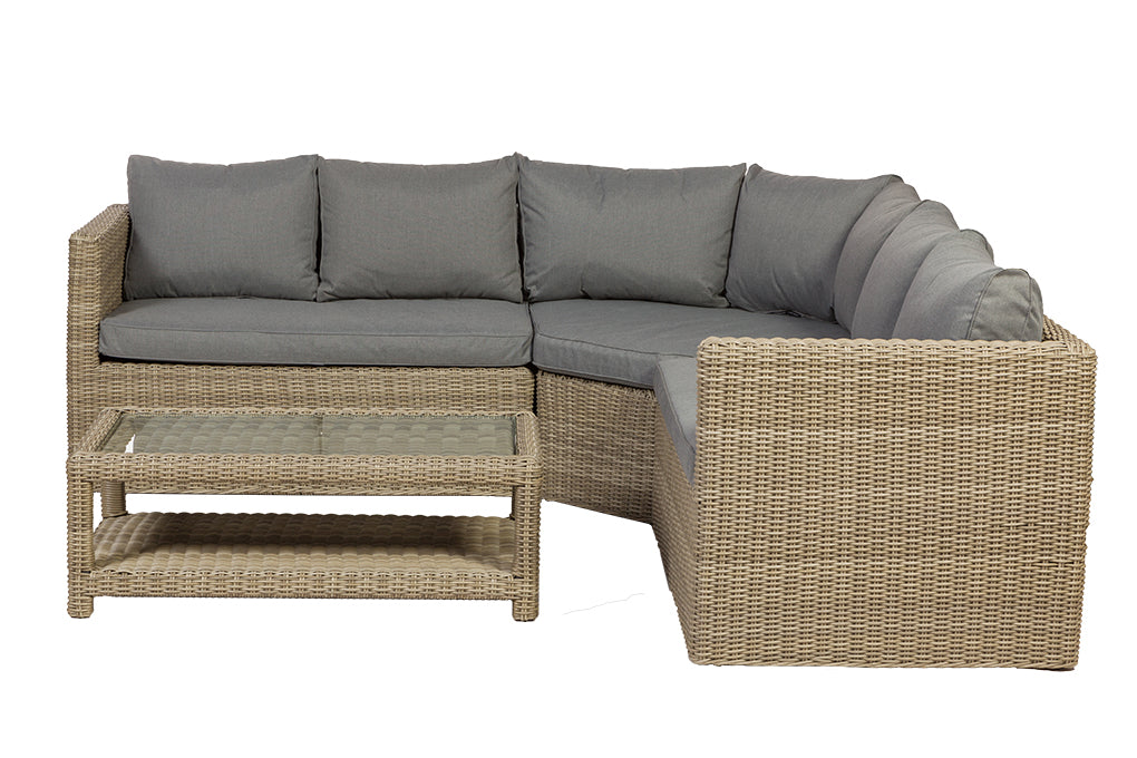 Rattan Wentworth Corner Lounging Set | AMIR | WENCORLOU-WS