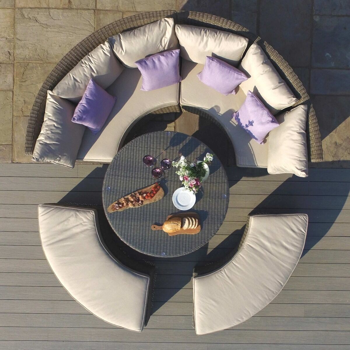 Homeflair - Winchester Rattan Lifestyle Suite