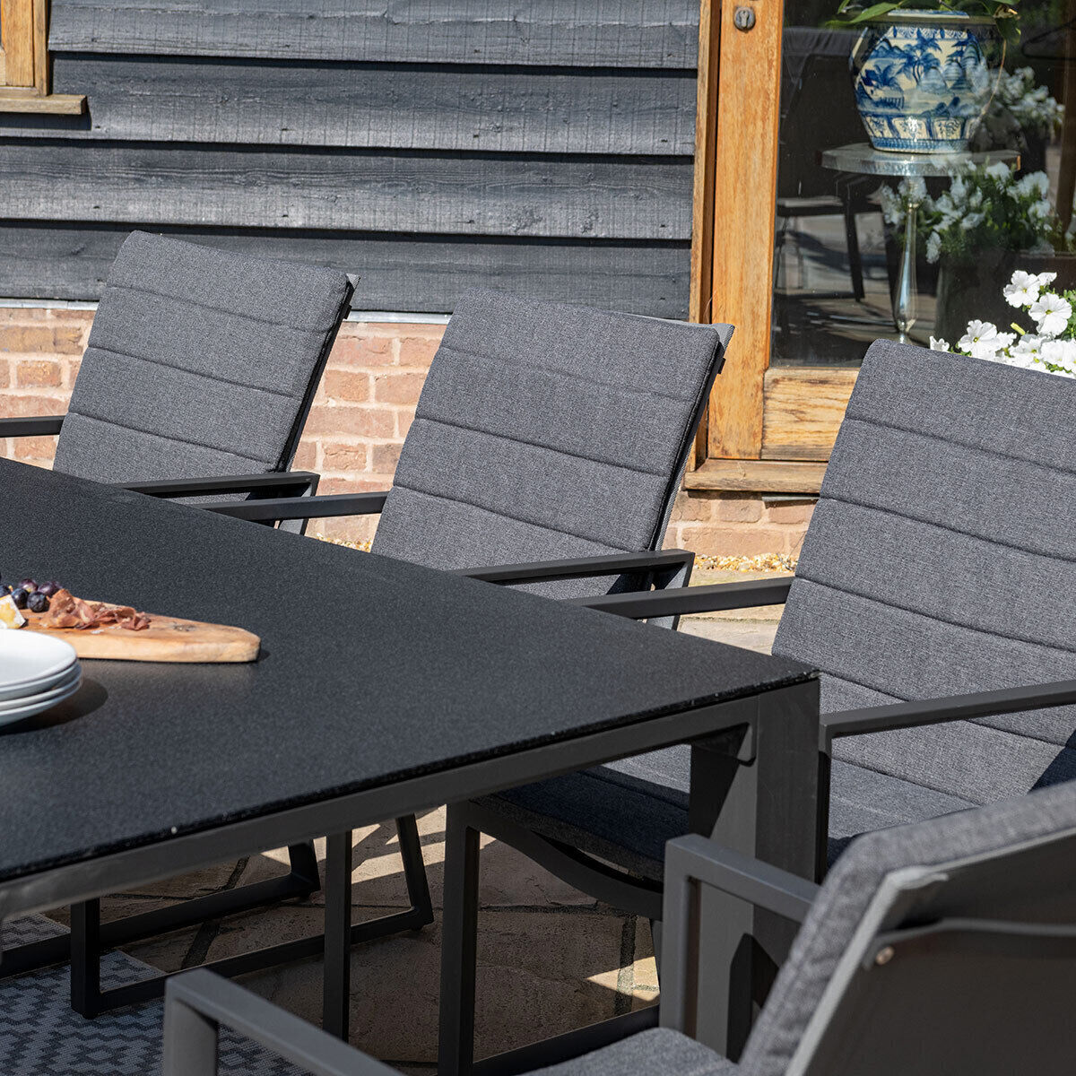 Homeflair - Manhattan Aluminium Dining Set