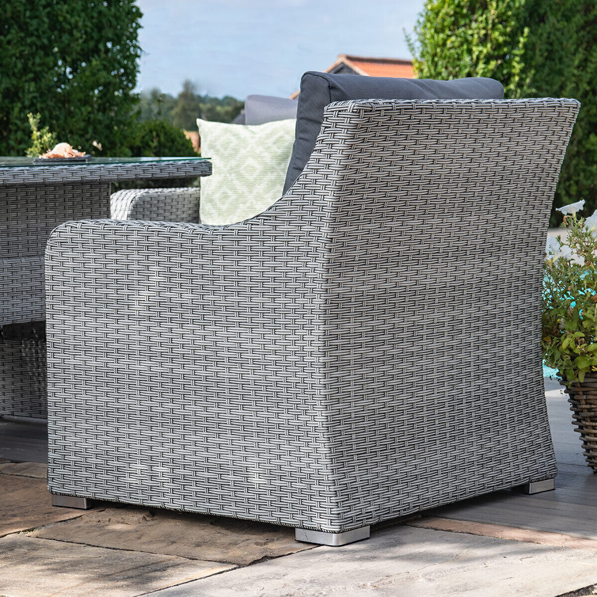 Homeflair - Ascot Rattan Sofa Dining Set