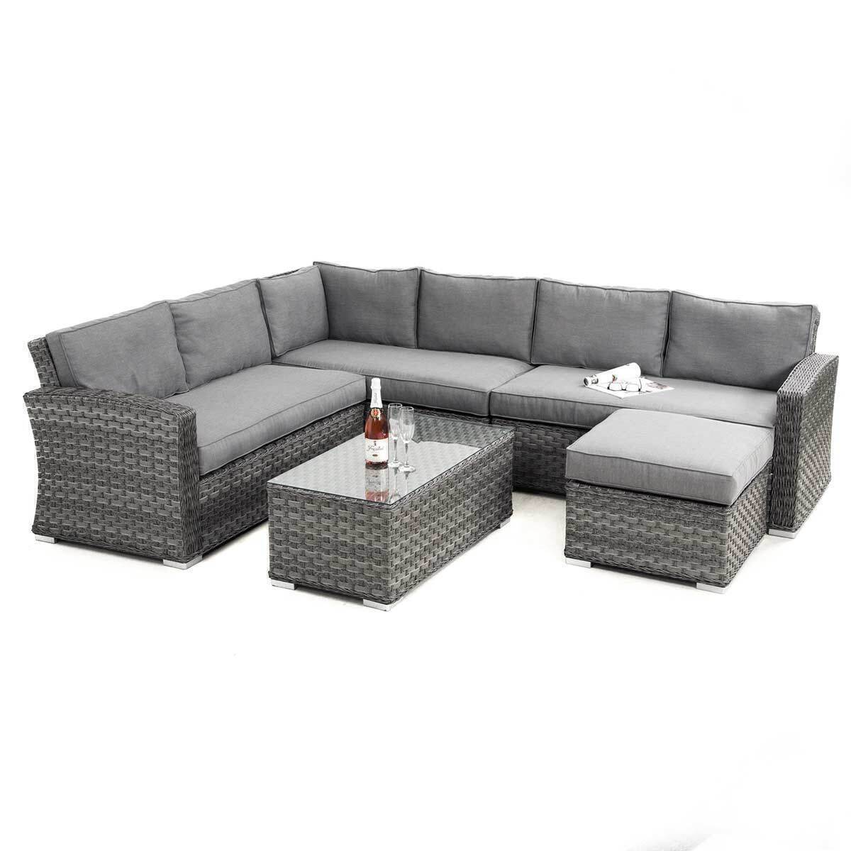 Homeflair - Victoria Large Rattan Corner Group