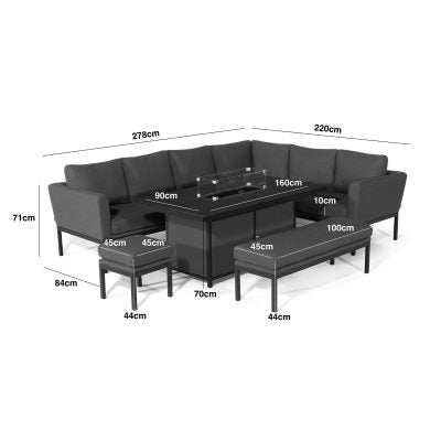 Homeflair -Outdoor Fabric Pulse Dining Set
