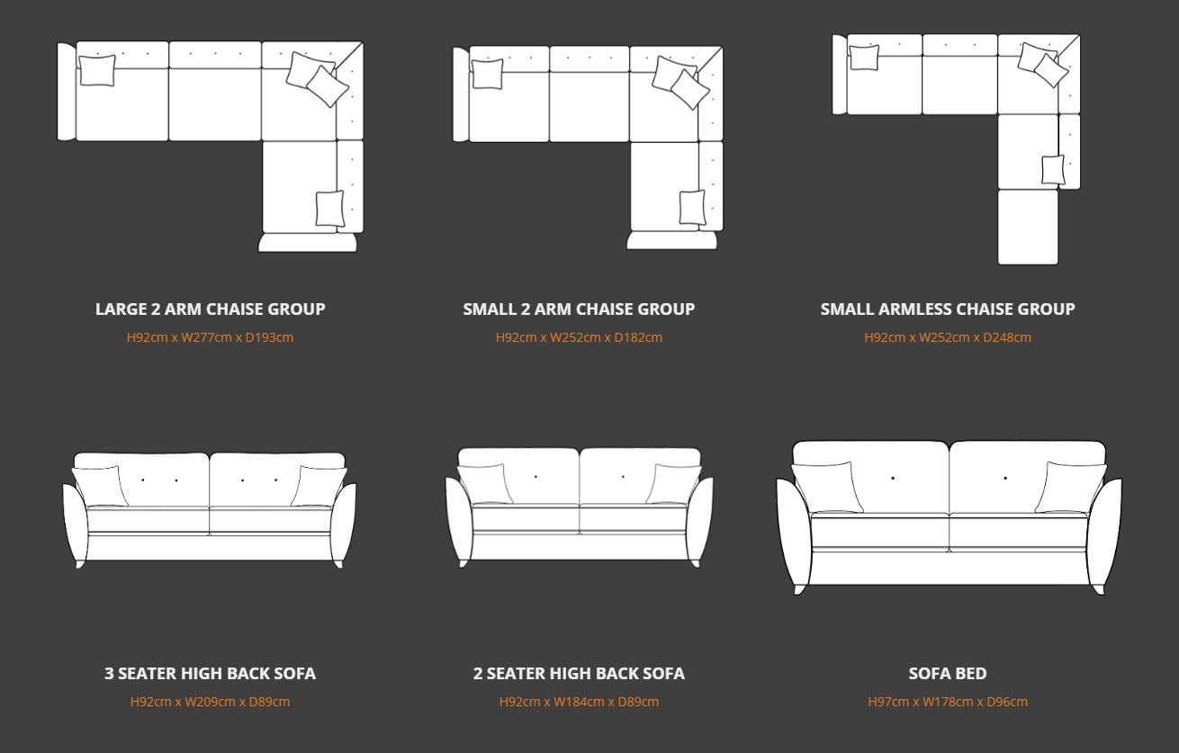 Ashley Fabric Sofa Collection | Lebus Upholstery