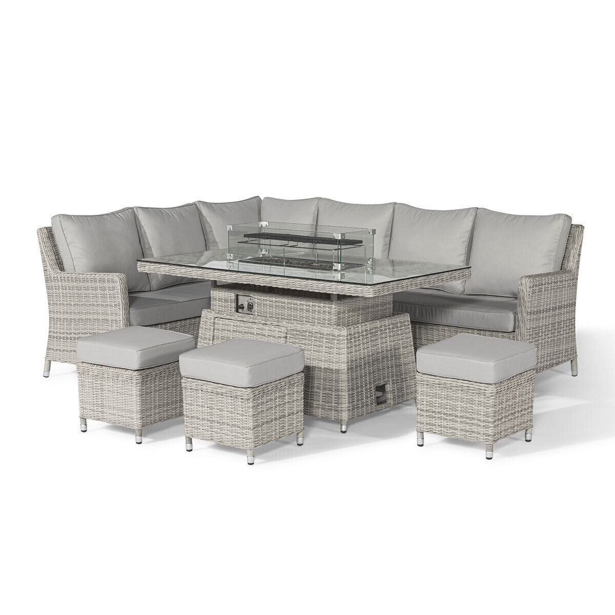 Homeflair - Oxford Corner Rattan Dining Set