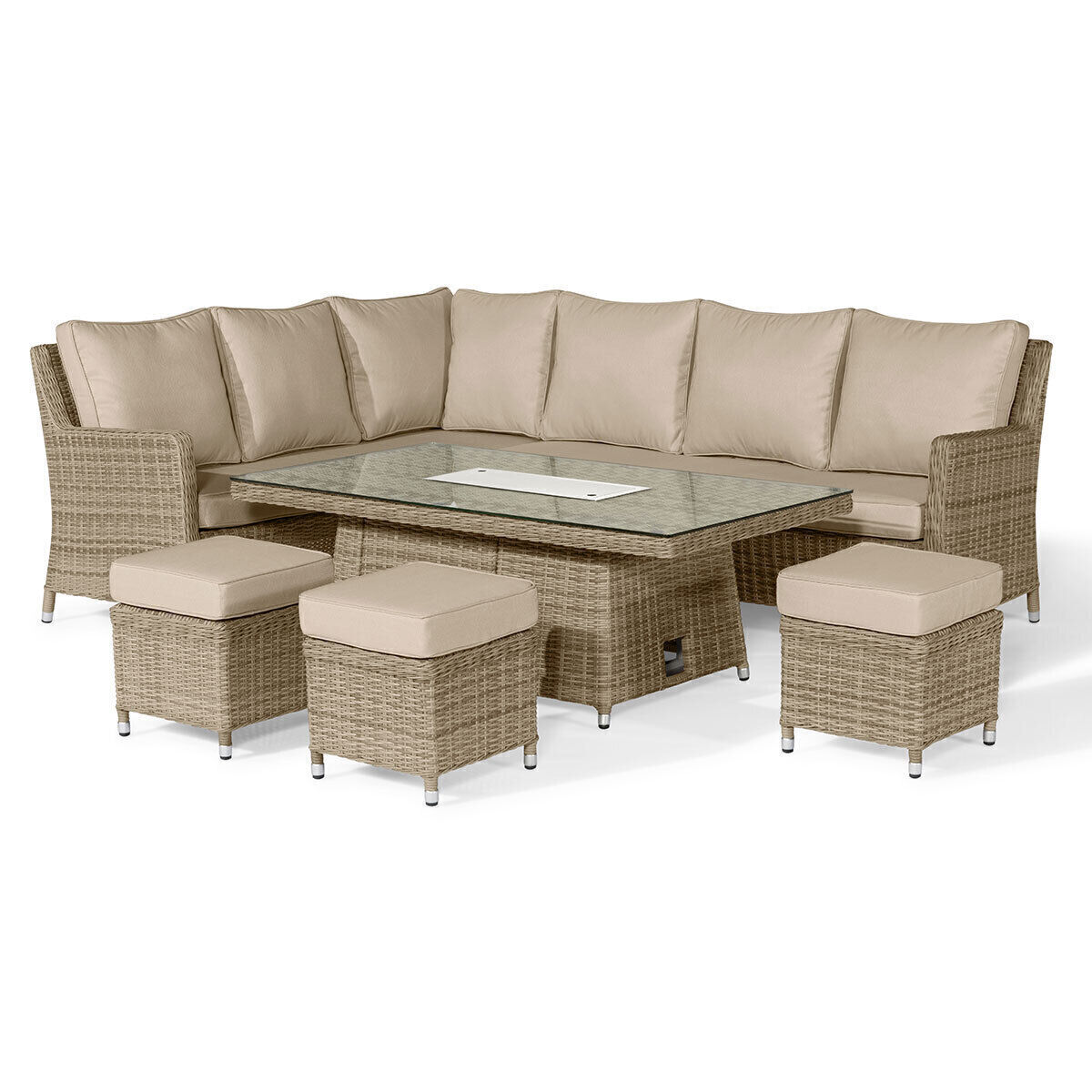 Homeflair - Winchester Corner Rattan Dining Set