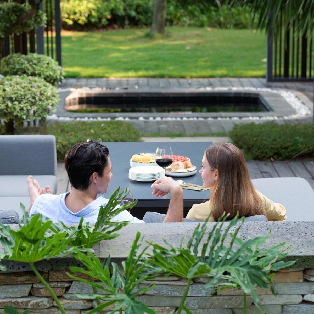 Homeflair – Outdoor Fabric Pulse Dining Set