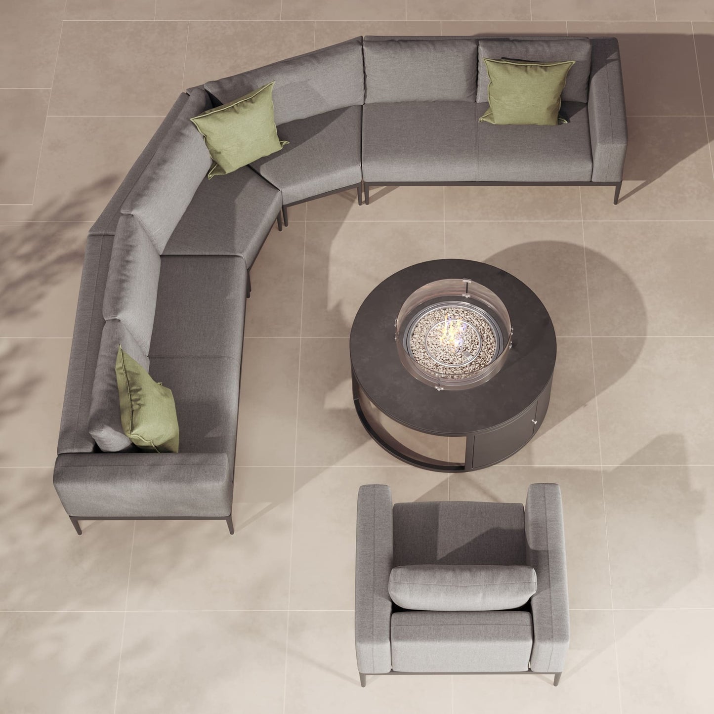 Homeflair – Eve Grande Corner Sofa Group