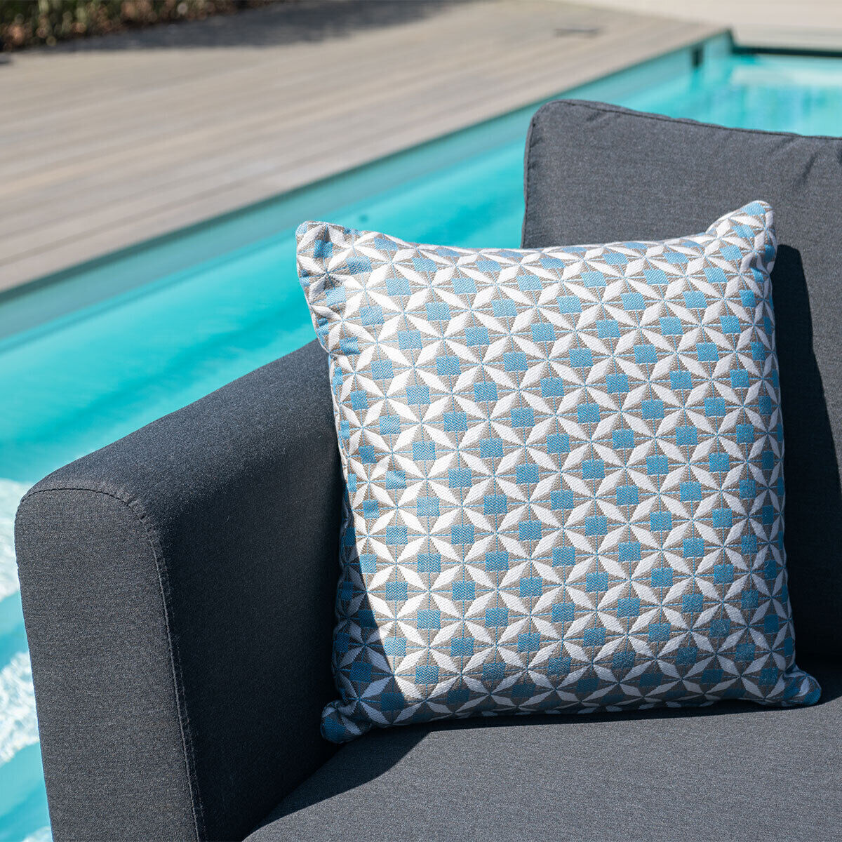 Homeflair – Outdoor Fabric Pulse Left Handed Corner Dining Set