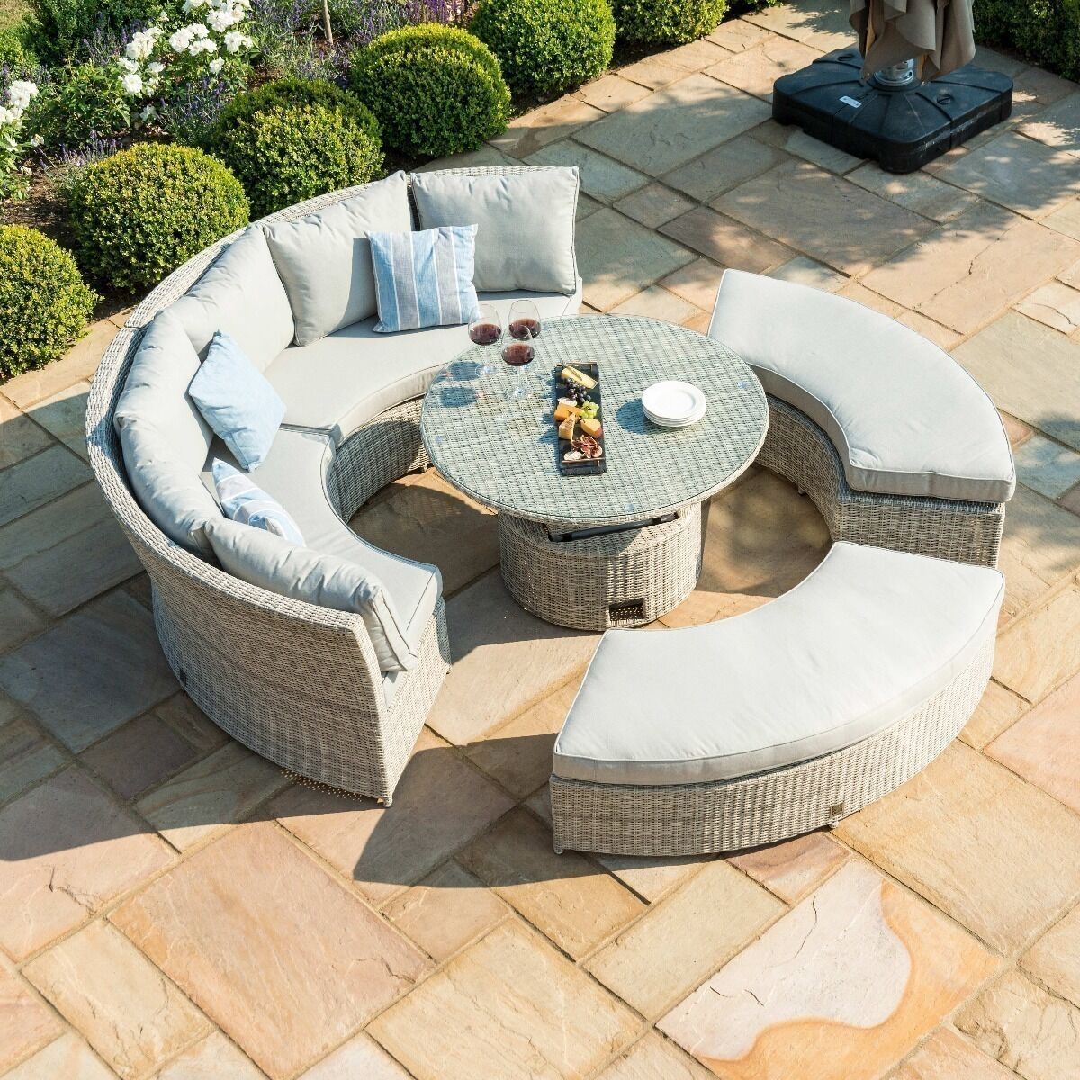 Homeflair - Oxford Rattan Lifestyle Suite