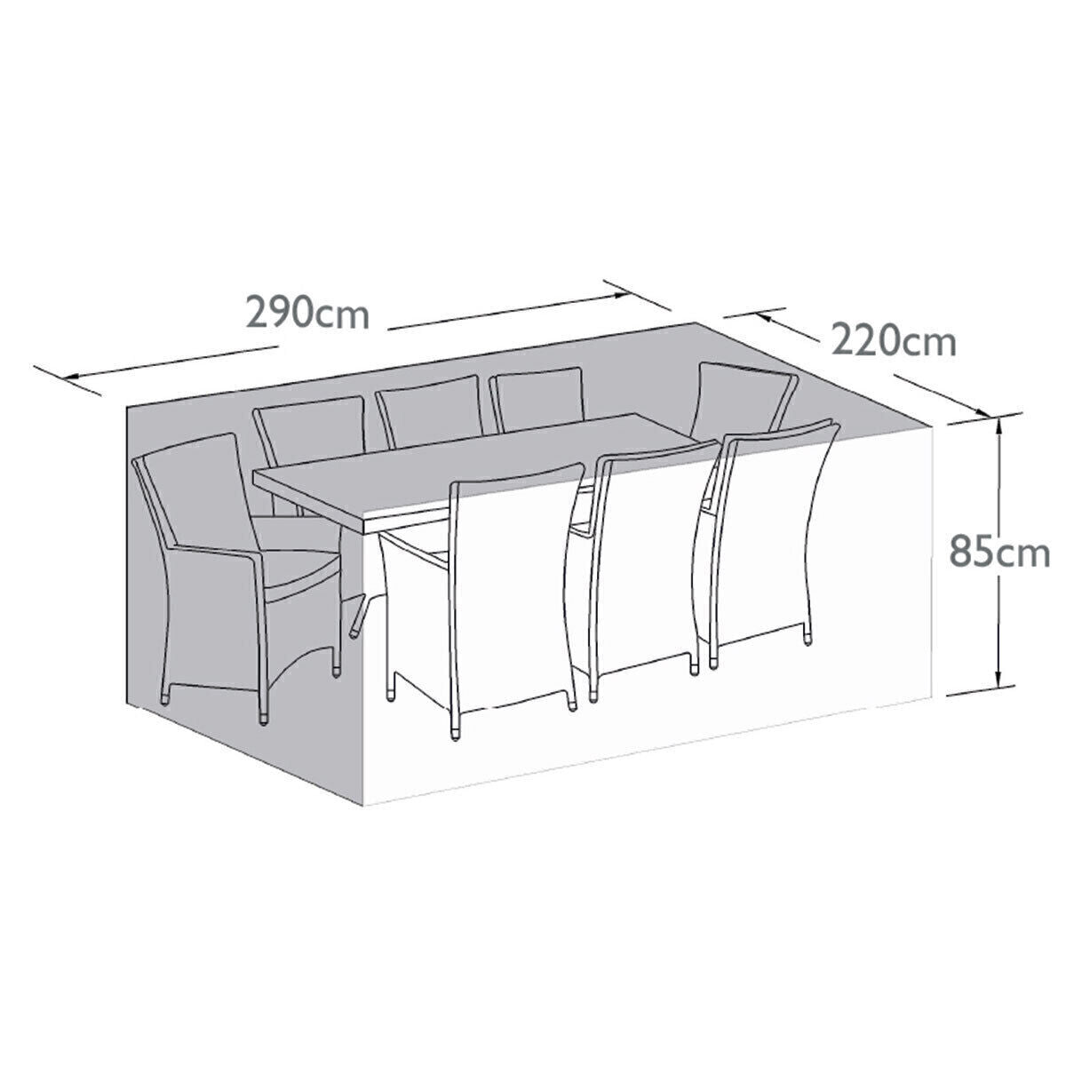Homeflair -8 Seat Rectangular/Oval Dining Set